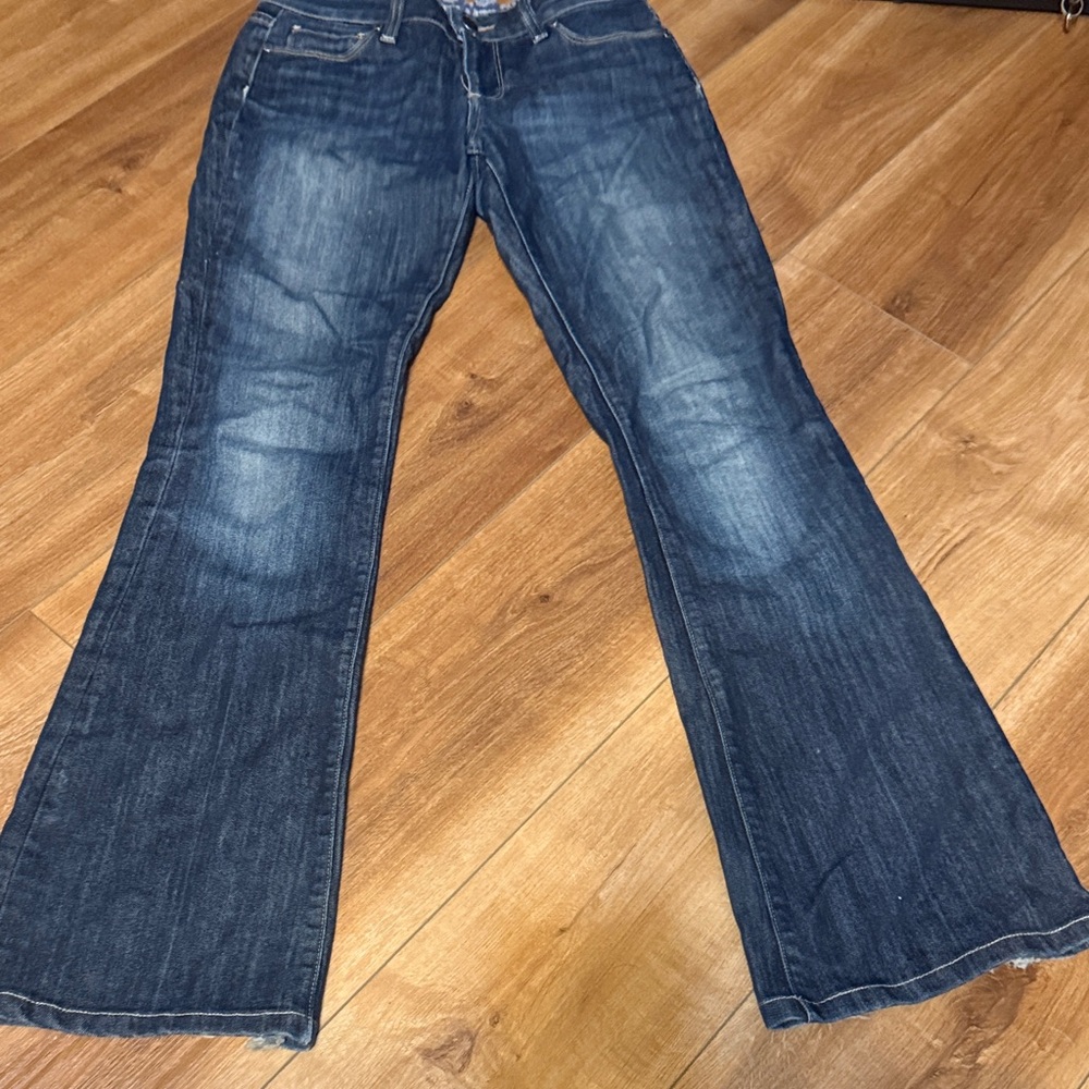 PAIGE Dark Blue Flare Jeans